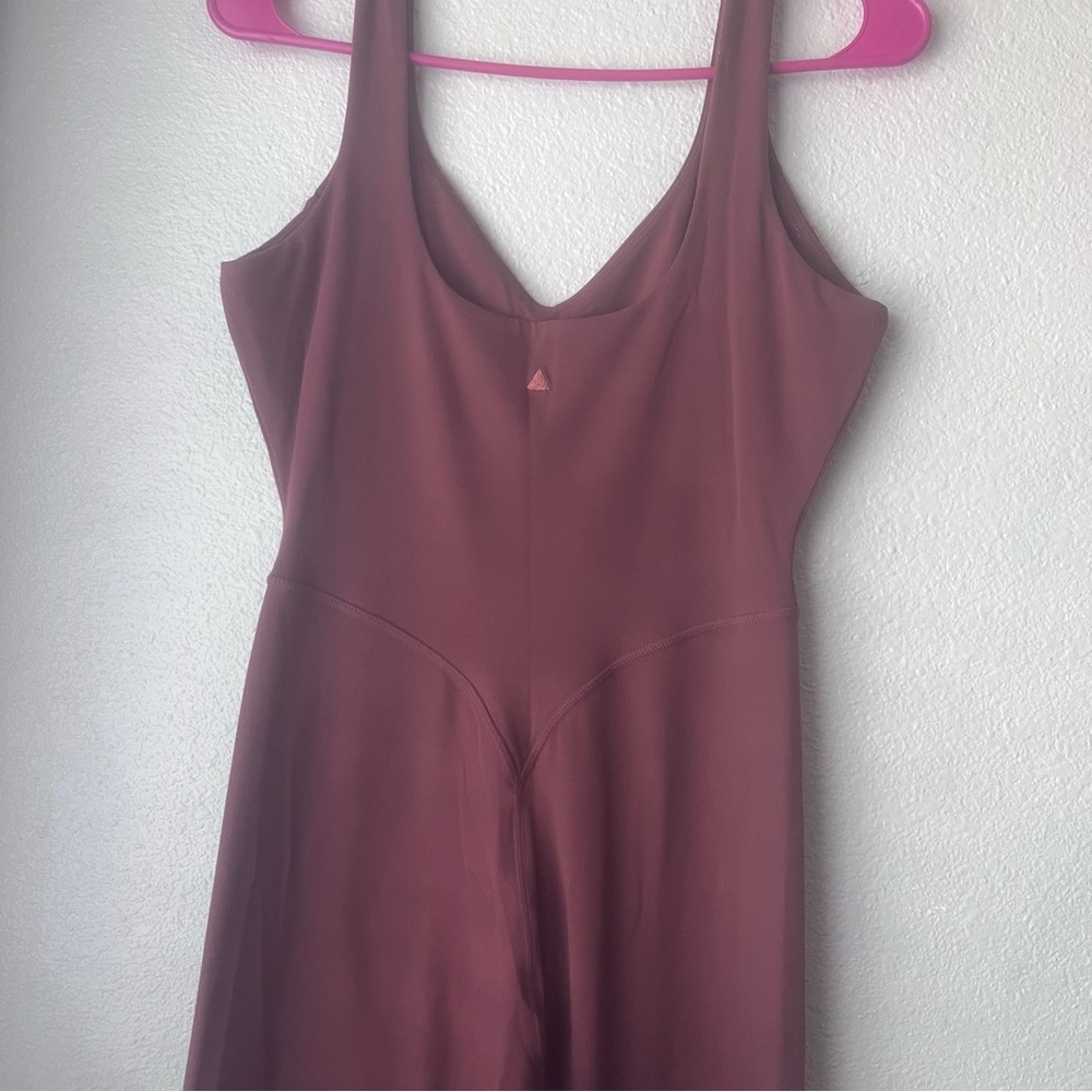 Women's Sleeveless Burgundy jumpsuit